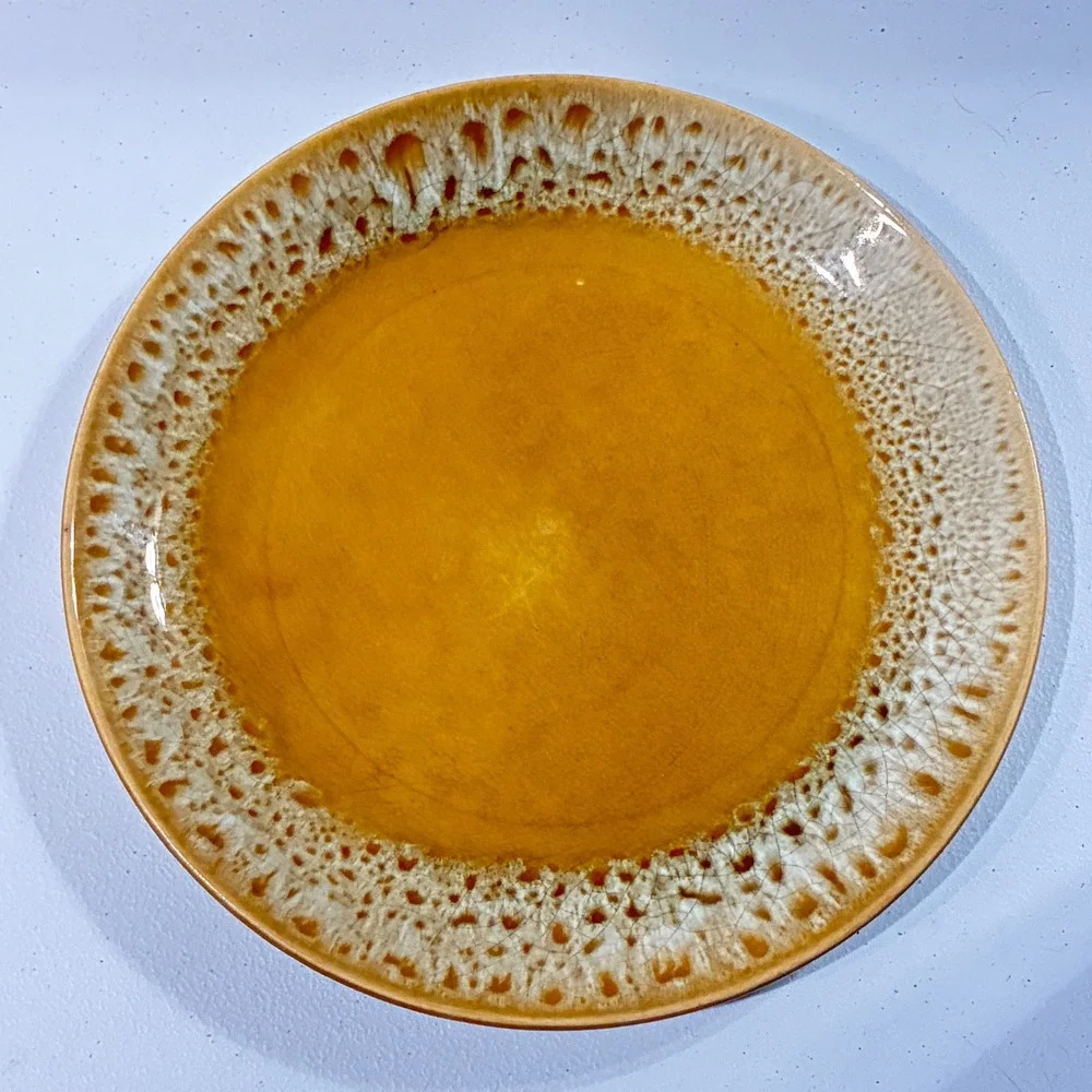 Canonsburg Pottery Butterscotch Ironstone Plate 10